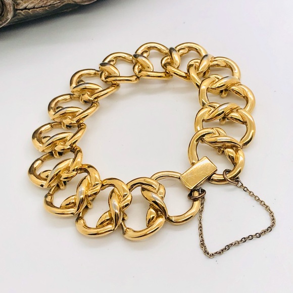 Vintage KREMENTZ Chain Link Bracelet - Picture 10 of 12